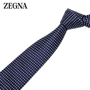 エルメネジルド ゼニア Ermenegildo Zegna  【訳あり】 ネクタイ【即日発送】【NAVYドット】 EZ3  NAVY/necktie｜mush-and-laugh