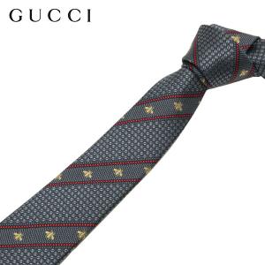 グッチ Gucci  ネクタイ ラッピング可能【即日発送】【GREY】 451528 4E002 1274/necktie｜mush-and-laugh