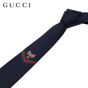 グッチ Gucci  ネクタイ ラッピング可能【即日発送】【NAVY】 473149 4E002 4000/necktie｜mush-and-laugh