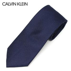 カルバンクライン Calvin Klein  ネクタイ ビジネス CK ラッピング可 K7933825 411  即日発送 【ネイビーブルー】 /necktie｜mush and laugh