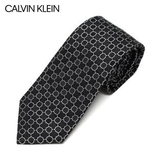 カルバンクライン Calvin Klein  ネクタイ ビジネス CK ラッピング可 K7983324 001  即日発送 【ブラック×グレー】 /necktie｜mush and laugh