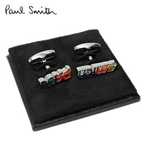 ポール・スミス Paul Smith  【即日発送】 LOGO カフス【シルバー×マルチカラー】 M1A-CUFF GNLOGO 96/accessory｜mush-and-laugh