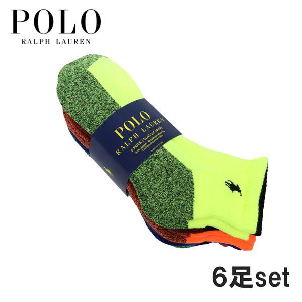 ポロ ラルフローレン Polo Ralph Lauren  クルーソックス 6足 ラッピング可能【即...