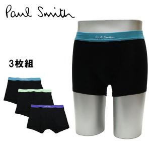 ポール スミス Paul Smith  アンダーウェア ボクサーパンツ  3 PACK ラッピング可能【即日発送】【TURQUOISE、GREEN、VIOLET】 M1A-914C-A3PCK9 0 79A/m-inner｜mush-and-laugh