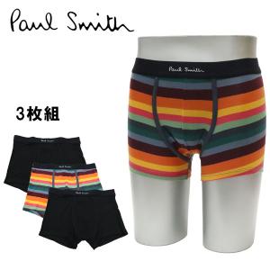 ポール スミス Paul Smith  アンダーウェア ボクサーパンツ  3 PACK ラッピング可能【即日発送】【BLACK、MULTI-COLOR】 M1A-914C-A3PCKD 0 79A/m-inner｜mush-and-laugh