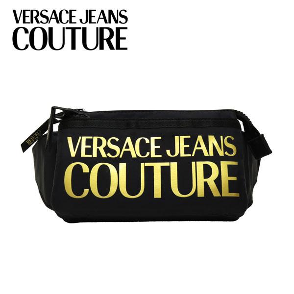 ヴェルサーチ VERSACE  ウエストバッグ ラッピング可能 【即日発送】【BLACK/GOLD】...