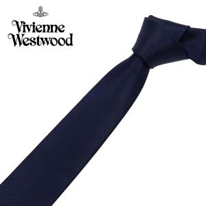 ヴィヴィアン ウエストウッド Vivienne Westwood  ネクタイ ラッピング可能 【即日発送】【NAVY】 T70 F535 0004/necktie｜mush-and-laugh