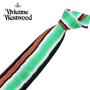 ヴィヴィアン ウエストウッド Vivienne Westwood  【訳あり】 ネクタイ【即日発送】【GREEN】 T85 FM66 0002/necktie｜mush-and-laugh