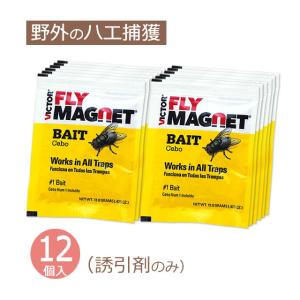 ハエ 駆除 退治 フライマグネットベイト専用 誘引剤 12個入 ハエ 捕獲用 あすつく 12個 お得用 まとめ購入 ハエトラップ 取替え 誘引剤 ハエ駆除｜mushi-taijistore