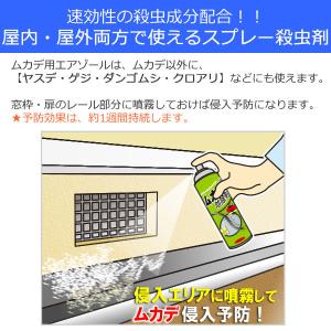 ムカデ駆除剤 ムシクリン ムカデ用エアゾール ...の詳細画像2