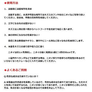 ねずみ駆除 固形タイプ忌避剤 ネズミZ 300...の詳細画像2