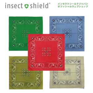 インセクトシールド　防虫加工済み　虫よけバンダナ　insect shield 虫除け　アウトドア　スポーツ