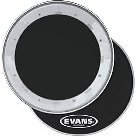 EVANSマーチングバスドラムヘッド MX1 ブラック　18インチ　