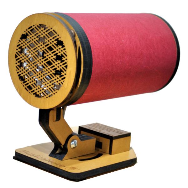 和風テイストでコンパクトな漆喰スピーカー「S-P02L-FF ”鼓”」