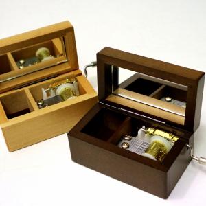 木製ミニアンティークオルゴール ディスクオルゴール ~カノン