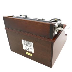 オルゴール 木製 ミニアンティーク タイプライ...の詳細画像5