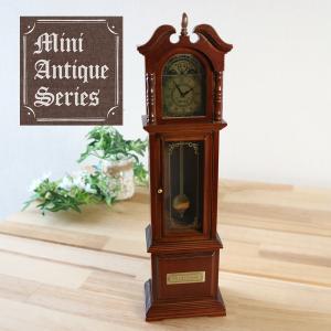 木製ミニアンティークオルゴール 古時計 18弁 在庫 量産オルゴール モダン インテリア プレゼント
