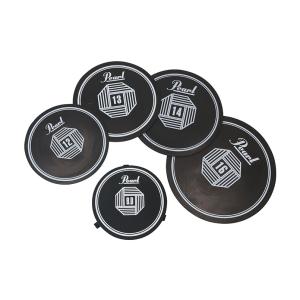 Pearl プラクティスラバーパッド　RPS-50+RP14Cx2,RP14CB,RP18C（ドラム...