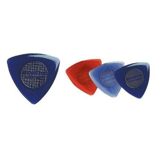 Jim Dunlop／473R TRI STUBBY 12枚セット ClearRed(1.5mm)