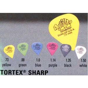 Jim Dunlop TORTEX Sharp 412R Green(0.88mm) 12枚セット