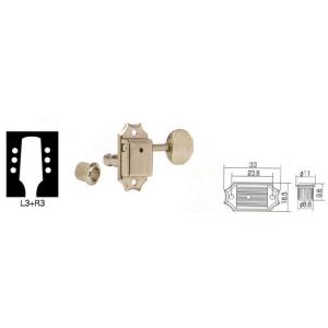 Gotoh SD90-05M/L3+R3 N (ニッケル仕上げ)  ゴトー ギターペグ｜musicfarm