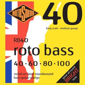 RotoSound RB40 ベース弦 (ロングスケール） ROTRB40 3セット｜musicfarm