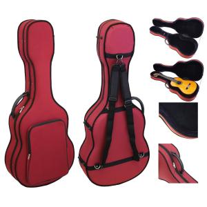 Aria LFC-120 クラシックギター用ライトケース  Wine Red (Inner: Purple)｜musicfarm