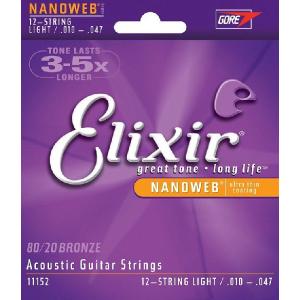 Elixir／#11152 を 1set　12弦フォークギター用｜musicfarm