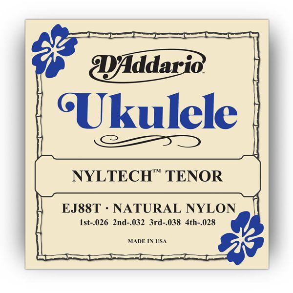 D’addario／EJ88T Nyltech Ukulele, Tenor を 3set　ダダリオ...