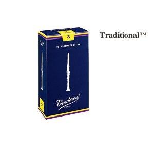 Vandoren Bbクラリネット用トラディショナル 2.5　CR1025　10枚入り バンドーレン...