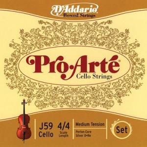 D'Addario Pro・Arte J59 Set (silver G) ダダリオ チェロ弦｜musicfarm