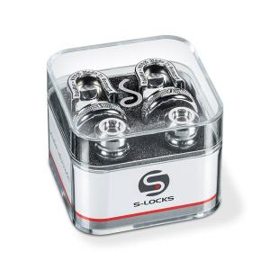 Schaller S-Looks (ストラップロック) 2個入り：#14010201/Chrome｜musicfarm