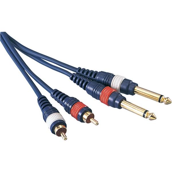 TRUE DYNA パッチングケーブル　Phone×2/RCA×2　TD-30PRC　3m