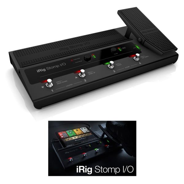 IK Multimedia iRig Stomp I/O ペダルボード・コントローラー/オーディオイ...