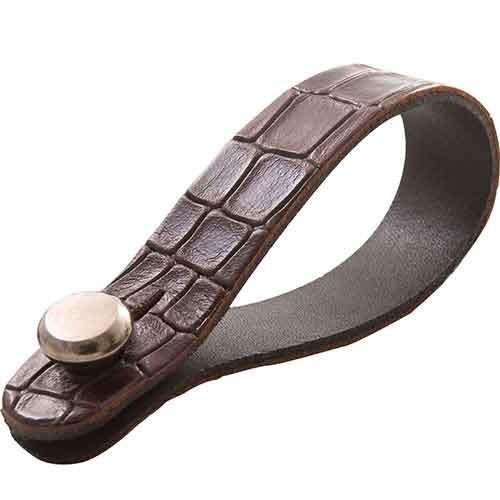 RightOn! STRAPS STRAP LINK ALLIGATORLINK BROWN