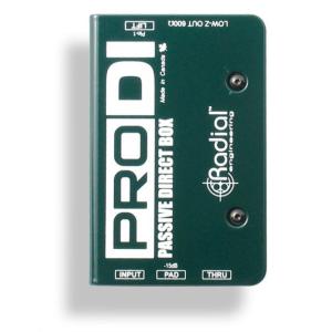 Radial ダイレクトボックス Jensenトランス搭載パッシブDI JDI