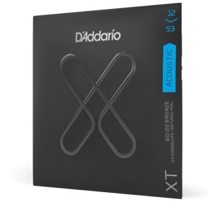 D'Addario ダダリオ アコースティックギターコーティング弦『XT 』 Lihgt Guage 80/20 Bronze XTABR1253 3Set