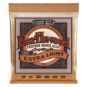 ErnieBall PO2150 EXTRA LIGHT PHOSPHOR BRONZE を 1set