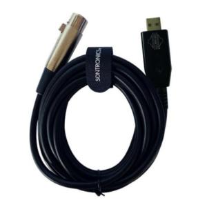 SONTRONICS　XLR-USB CABLE 3m microphone cable　A/D 変...