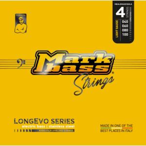 Markbass　LONGEVO - STAINLESS STEEL MAK-S/4LESS40100 ステンレスワウンド　コーティングベース弦｜musicfarm