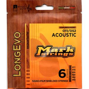 Mark Strings コーティング弦　DVM-S/6LEBZ01152 BRONZE 80/20 を 1set｜musicfarm