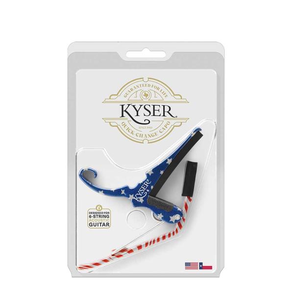Kyser Quick-ChangeCapo STARS &amp; STRIPES KG6STARA　星条...