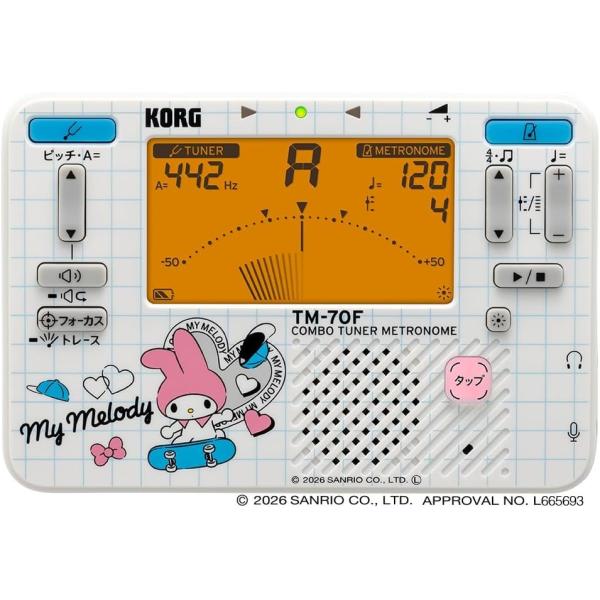 KORG サンリオキャラクターズ特別デザイン COMBO TUNER METRONOME TM-70...