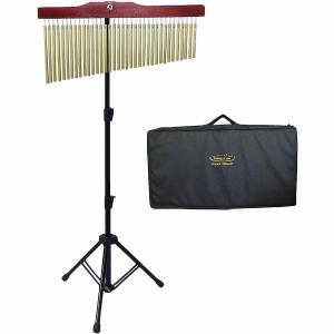ツリーチャイム 楽器 ウィンドチャイム 36音(36bar) 専用スタンド・キャリーバッグ付き
