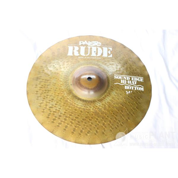 【中古】PAiSTe(パイステ) RUDE SOUND EDGE HI-HATBOTTOM14"