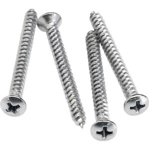 Fender(フェンダー) Neck Mounting Screws (4) (Chrome)｜musicplant