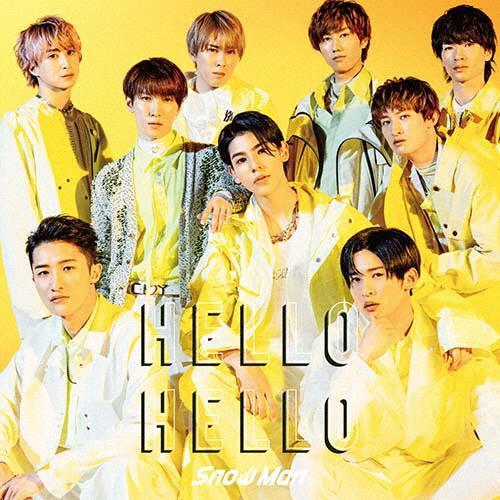 先着特典ステッカーシート付　Snow Man　HELLO HELLO　通常盤　CD