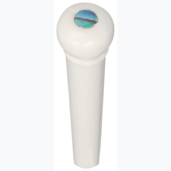 SCUD スカッド / F-3609 ブリッジピン 白 アバロン点 6本入 ギターパーツ