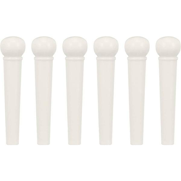 SCUD スカッド F-0003 ブリッジピン プラスティック ホワイト ギターパーツ