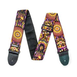 JIM DUNLOP D67-11 JACQUARD PAISLEY RED STRAP ギターストラップ 赤